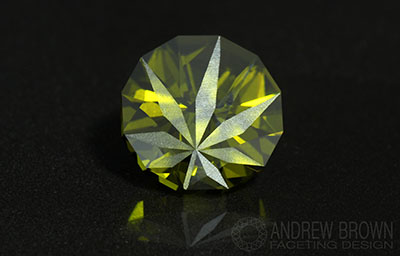 A collection of my best Gemstone Faceting Designs Volume 4 Hemp Leaf gem facet diagram